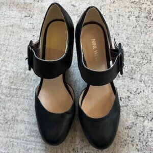 Nine West Black Wedge Heel Pumps Women's 9M